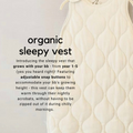 Organic Sleepy Vest 1.0 TOG